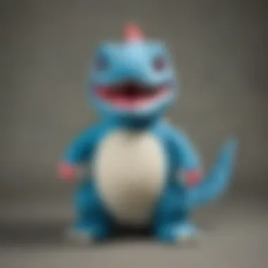 Diverse Collection of Totodile Plush Toys A collection of various Totodile plush toys showcasing diversity