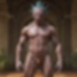 Abstract concept of spiritual enlightenment portrayed through a digital lens