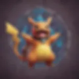 Vibrant Pokemon-themed wallpaper showcasing various characters