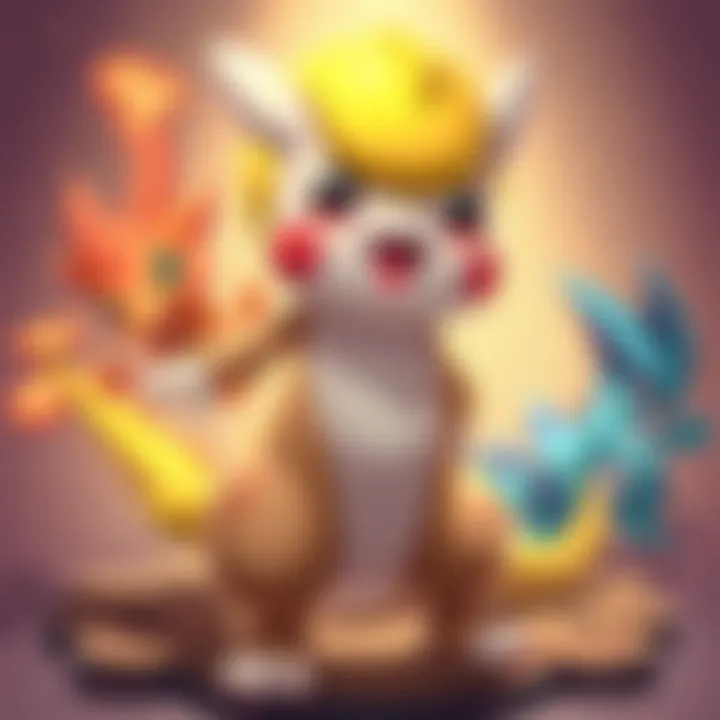 Showcasing a collection of Pokémon cards