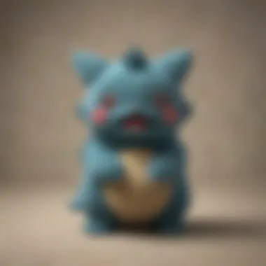 Playful Essence: Munchlax in Its Element Munchlax plush in a themed setting, capturing its playful essence.