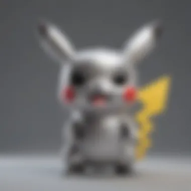 Elegant Silver Pikachu Funko Pop