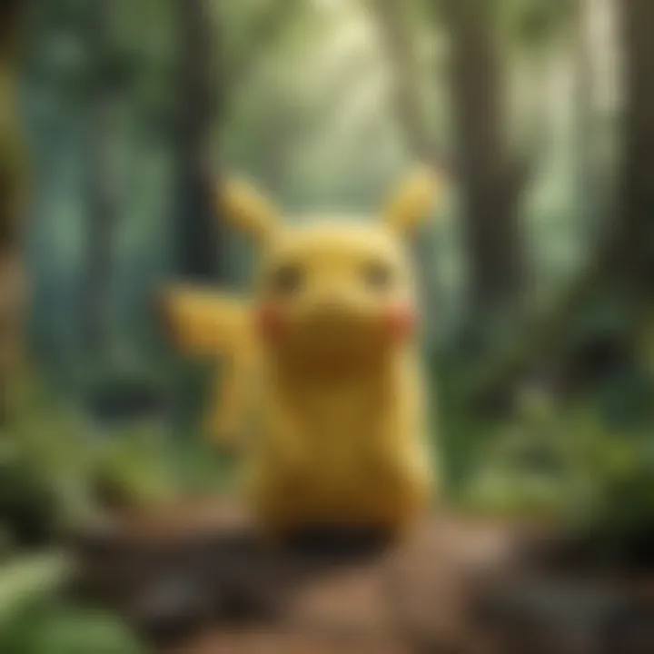 Pikachu in Enchanted Forest