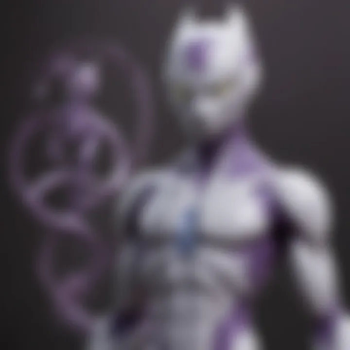 Fascinating Shadowless Mewtwo Pokemon Card