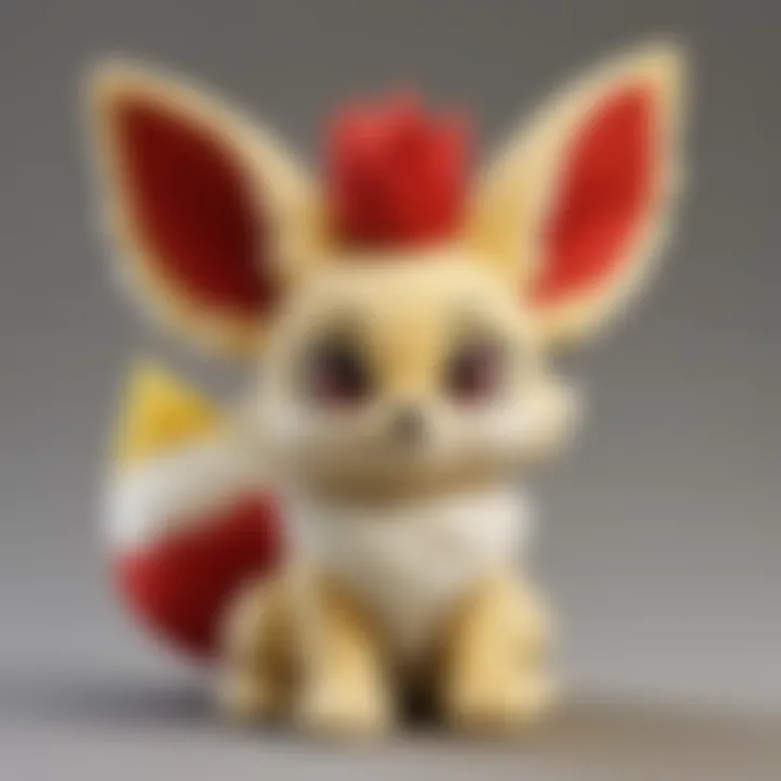 Magical Fennekin Plush by Moonlight