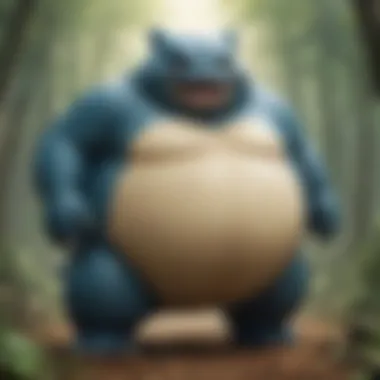 Grim Snorlax Pokemon Card