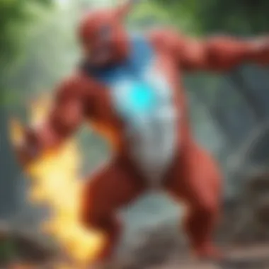 Executing a Critical Hit with Focus Energy Illustration of a Pokémon executing a critical hit fueled by focus energy