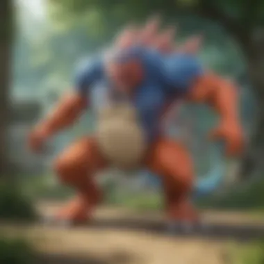 Strategic Positioning in Pokémon Battles Strategic positioning of Pokémon during a battle showcasing focus energy dynamics