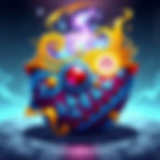 A close-up view of the Ultra Ball card featuring its intricate design.