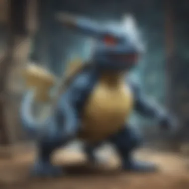 Spotlight on Rare Pokémon Card A close-up of a rare Pokémon card highlighting its unique features and details