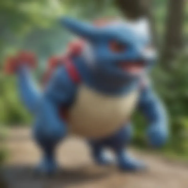 Visual representation of type advantages in battles