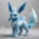 Glaceon showcasing its elegant icy design