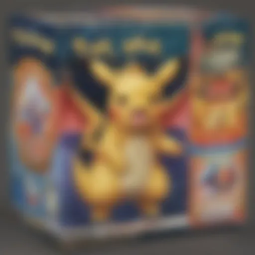 A vintage 1st Generation Pokémon booster box showcasing iconic artwork.