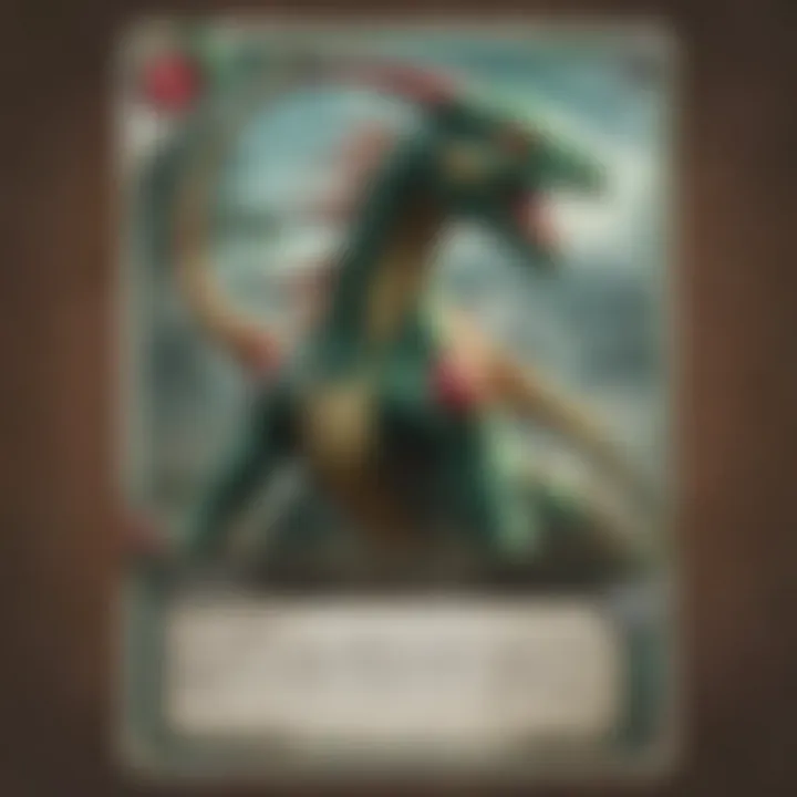 Card synergies within the Rayquaza Deck highlighted for optimal gameplay