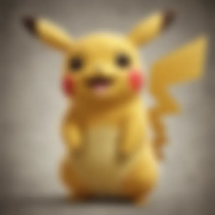 Innovative Pikachu Poster highlighting modern aesthetics and creative composition