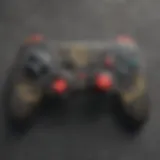 Illustration of intricate design elements on the Pokemon Switch controller