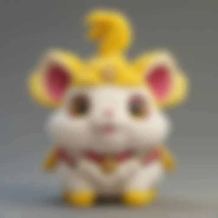 Artistic depiction of Yamper plush design