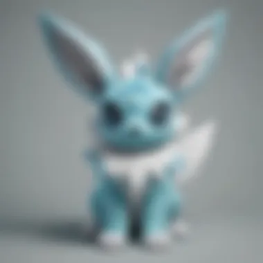 Intricate Glaceon Plush Design