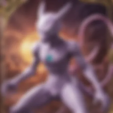 Psychic Elegance: Legendary Mewtwo Card Legendary Mewtwo Pokemon Card