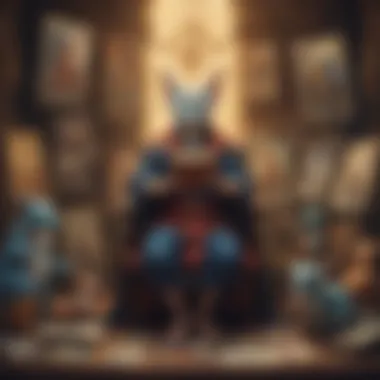 The Mystical Journey of Tarot Readings Tarot cards spread out on a mystical table