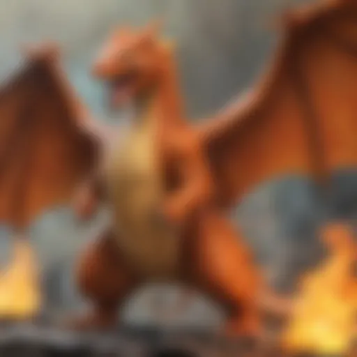 Mystical Fire-breathing Charizard in Action