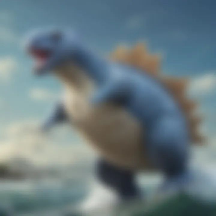 Lapras in Legendary Battles: Facing Off Against Dragonite