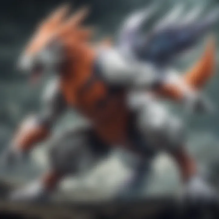 Majestic Legendary Pokemon in Battle