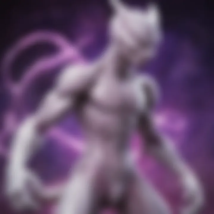 Legendary Mewtwo Pokemon Card