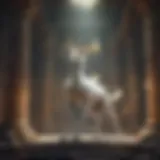 Mythical Pokemon Arceus in ancient temple