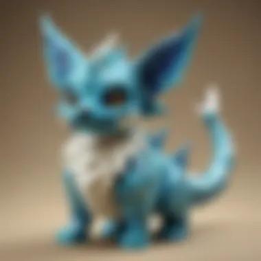 Detailed Lego Vaporeon design