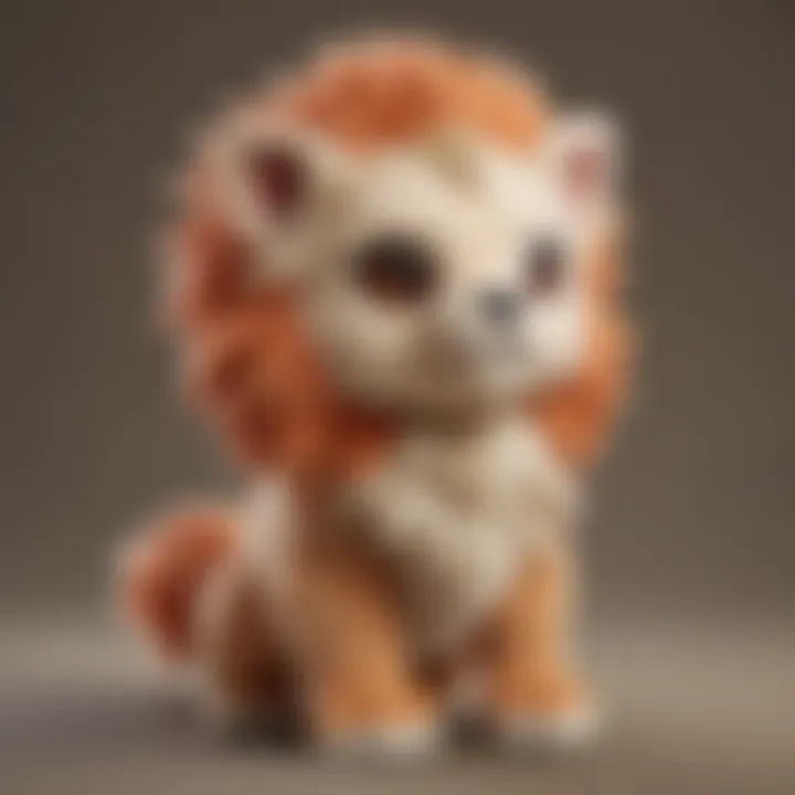 Luxurious Litleo Plush with Regal Mane Design