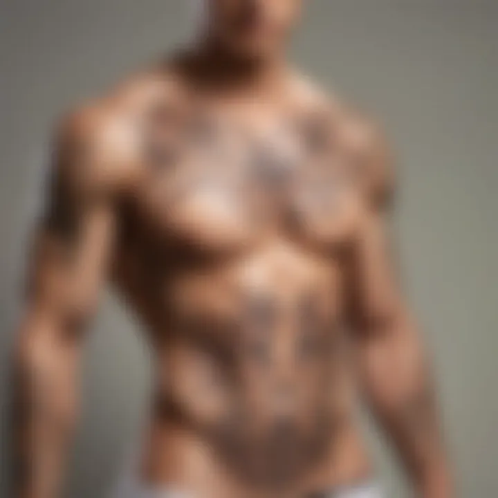 A close-up of a tattoo depicting cultural heritage, illustrating the importance of identity.