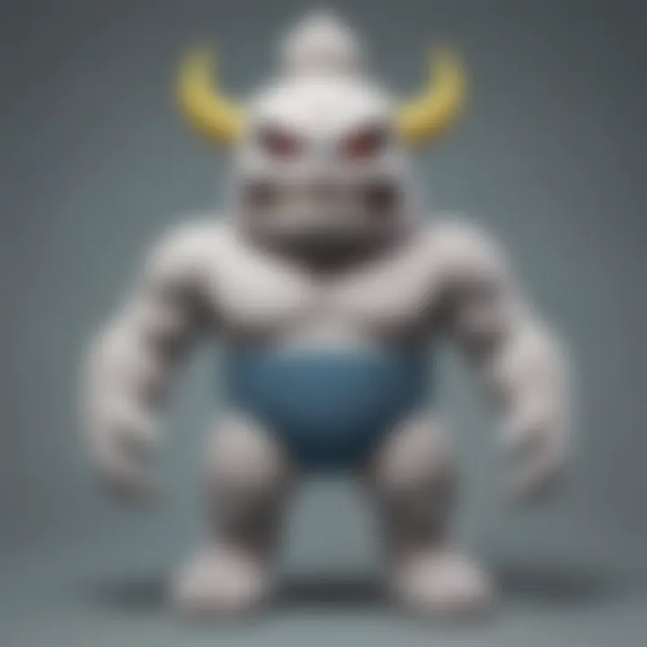 Machamp Stuffed Animal - Artistic Packaging Design