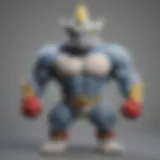 Machamp Stuffed Animal - Majestic Pose