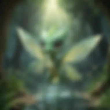 Majestic Celebi in Dreamy Forest