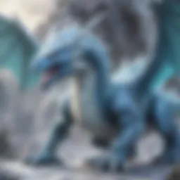 Majestic Frost Dragon Pokemon Card