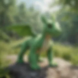 Majestic Scyther Plush in Natural Habitat