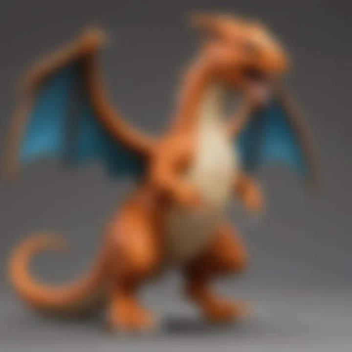 Intricate Details of Charizard X Figure