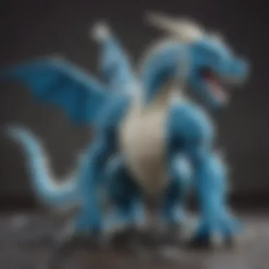 Detailed Close-Up of Gyarados' Scale Texture