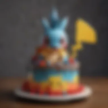 A customer consulting with a Meijer staff member about cake customization options