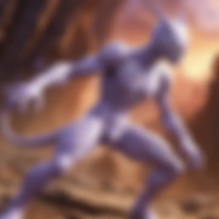 Pokemon card featuring legendary Mewtwo artwork