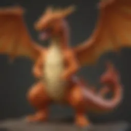 Majestic Fire-breathing Dragon Pokemon