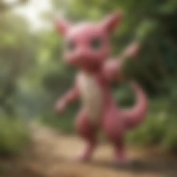 Mysterious journey to uncover Mew illustration