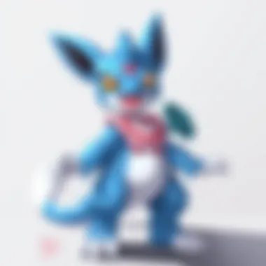 An artistic representation of a mystery ticket in Pokémon