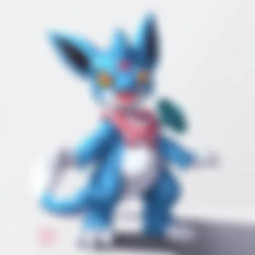 An artistic representation of a mystery ticket in Pokémon