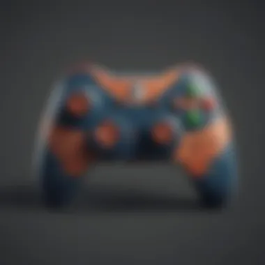 Sleek and Minimalist Naruto Xbox Controller Design