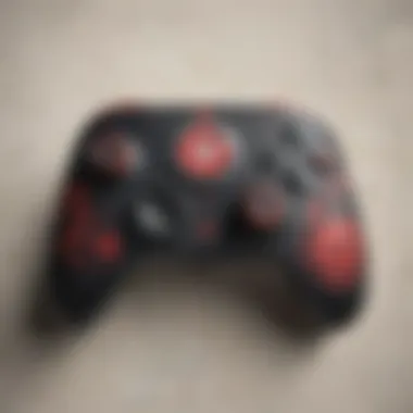 Custom Naruto Xbox Controller with Sharingan Design