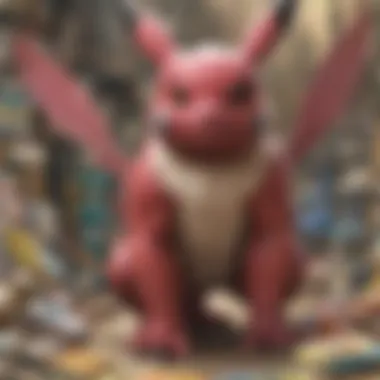Collector examining a Pokémon card collection