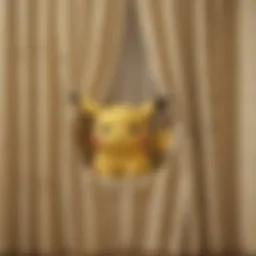 Playful Pikachu Curtain Design