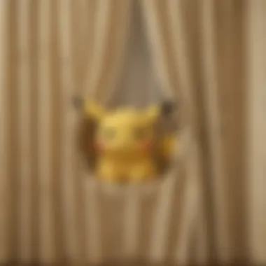 Playful Pikachu Curtain Design